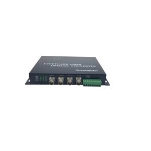 China AHD CVI TVI 4-CH 720P 960P Video Fiber Optic Transmitter With Reverse RS485 Data on sale