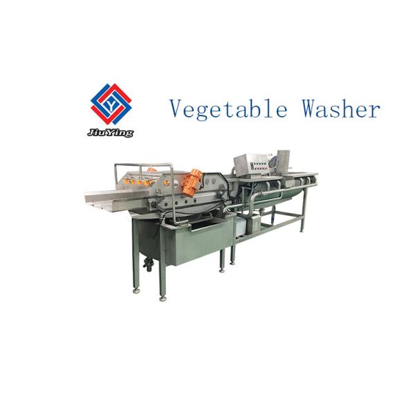 Buy Industrial 380v 3p 1500kg/H Vegetable Fruit Washing Machine at wholesale prices