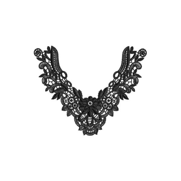 High quality embroidery embellishment lace collar for dress