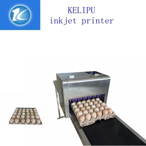 Poultry Husbandry Egg Inkjet Marking Machine With 1mm - 9mm Printing Word Height