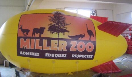 Buy customized giant advertising lighting inflatable blimp balloon at wholesale prices