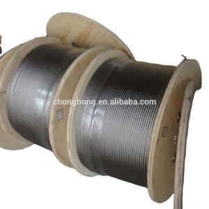 7x7 Galvanized Steel Aircraft Cable 1.6mm Diameter Wire Rope for Industrial