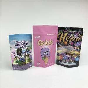 Custom CMYK Printed Smell Proof Snack Bag Packaging Aluminum Foil