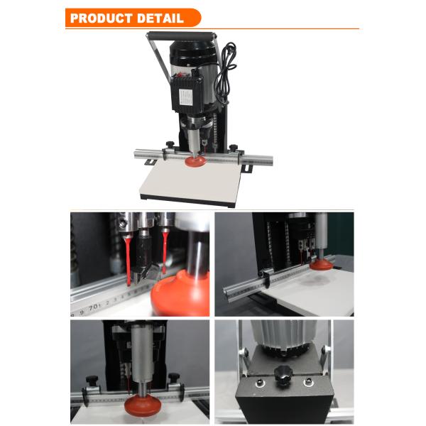 Portable Hinge Hole Bore Machine for Drilling Depth 0-40mm in Carpentry Workshop