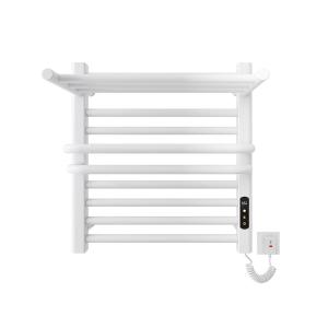 Electric Heated Space Aluminum Bathroom Towel Warmer and Drying Rack for Modern