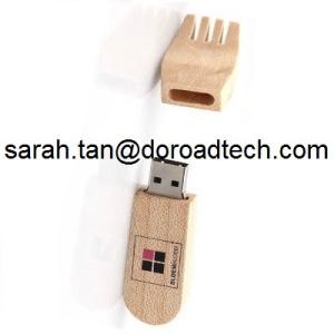 Quality Wooden Fork Shaped USB Flash Drives for sale