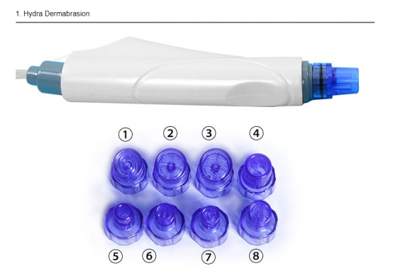 Hot Selling 8 Head Facial Beauty Machines Professional Portable Oxygen Facial Machine