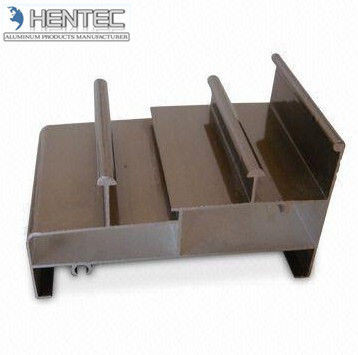Buy Brown Anodizing Extruded Aluminum Shapes 6063 - T5 / 6060 - T6 at wholesale prices