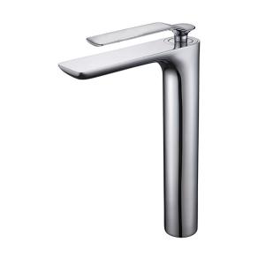 Buy cheap Chrome Brass Basin Mixer Faucet Single Lever Bathroom OEM from wholesalers