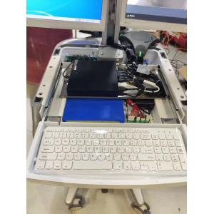 Medical Integrated Moving Trolley Aluminum Alloy Computer Worksation cart