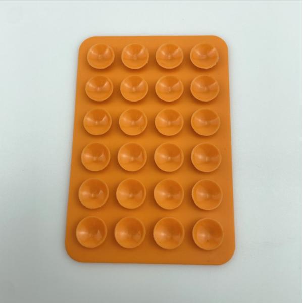 Silicone 24 Anti Slip Silicone Custom Adhesive Suction Cup Pads for Cell Phone Holder