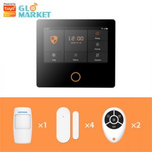 Quality Glomarket Tuya 4G / Wifi DIY Smart Home Alarm System Security Anti Theft for sale