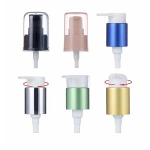 Customized Plastic PP Cosmetic Foundation Treatment Cream Pump 20 / 410 24 / 410