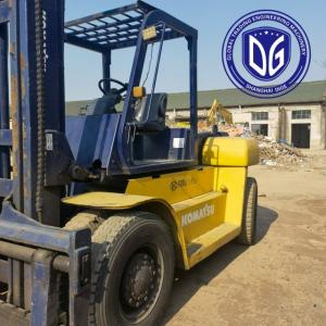 10t FD100 Used Komatsu Forklift With Strong Hydraulic Machine