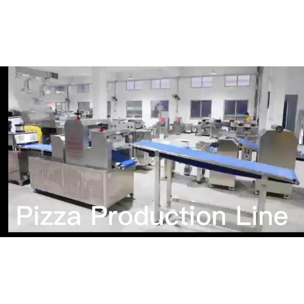 Fully Automatic Pizza Production Line Frozen Pizza Production Line 300-500kg /Hr