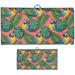 350 - 430gsm Microfiber Waffle Golf Towel With Custom Logo For Club