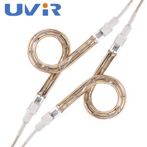 Custom Halogen Ring Infrared Heating Lamp 24V-575V Gold Coated