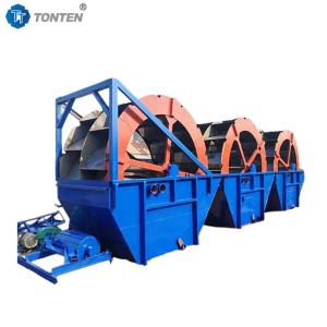 China Wheel Mobile Sand Washing River Sand Wet Washer Machine