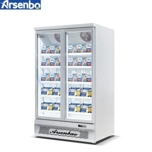 Multiclimate Vertical Glass Door Freezer , 750W 3 Door Merchandiser Refrigerator