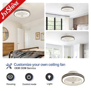 110-240V/50Hz-60Hz Home Office 1stshine LED Ceiling Fan with 6 Speeds Remote