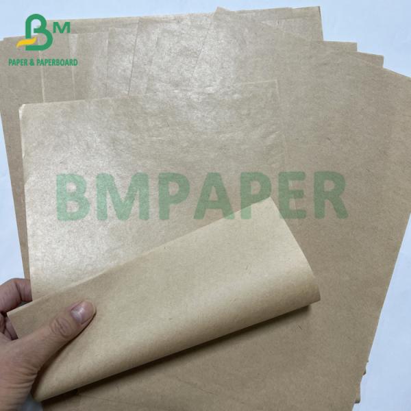 40gr Moisture Proof Premium Gift Packing One Side Glossy Brown Paper
