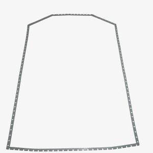 Battery Used Rectangular Rubber Gasket