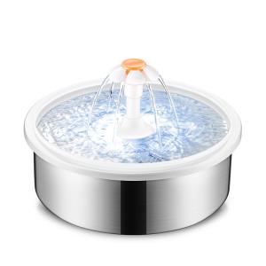 Foldable Design Stainless Steel Base Ceramic Bowl Pet Drinking Machine