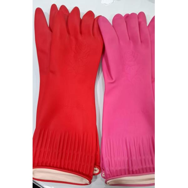 Buy Comfortable and Flexible Latex Extra Long Cleaning Gloves The Ultimate Solution for Industrial Cleaning Needs at wholesale prices