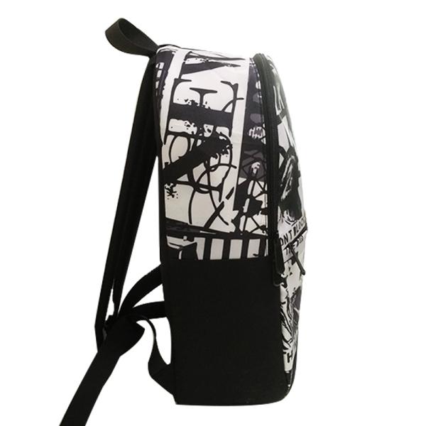 Korean graffiti campus backpack simple junior high school student bag