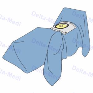 Sterile Surgical C Section Drape With Fenestration Obsterics Gynecology Drape