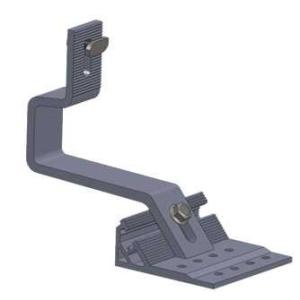 China Mill Finihsed Aluminum Alloy Solar Panel Roof Mounts 6005 - T5 on sale