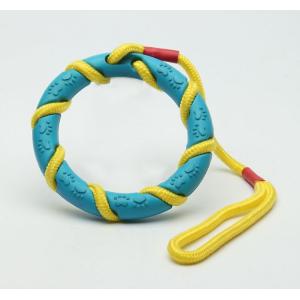 Round O Pet Dog Dental Chew Toys Durable With Rope Lightweight Easy Use