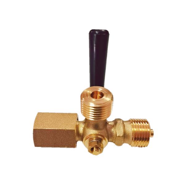 Buy Brass 3 Way Cock Valve With 1/2' Bsp Inside And Outside Threads at wholesale prices