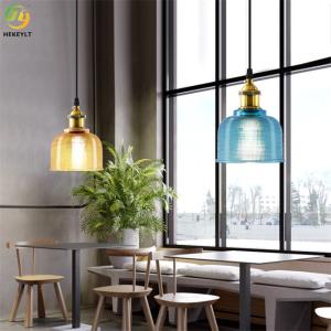 E27 Glass Clear Modern Pendant Light For Residential