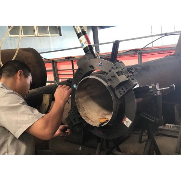 China Split Frame Pneumatic Pipe Cutting And Chamfering Machine Surface Smoothly on sale China Split Frame Pneumatic Pipe Cutting And Chamfering Machine Surface Smoothly on sale
