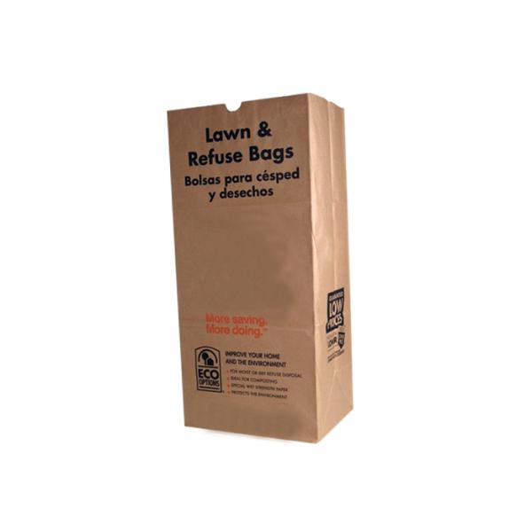 Buy 4ply Kraft Large Lawn Paper Bags For Yard Waste Paper Lawn And Refuse Bags at wholesale prices