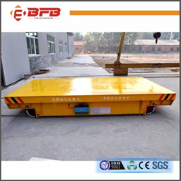 High Running Speed Material Transfer Carts , Insulated Rail Transfer Trolley