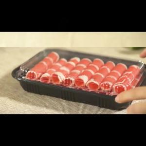 Wholesale disposable meat roll box food grade high-grade plastic box antifreeze