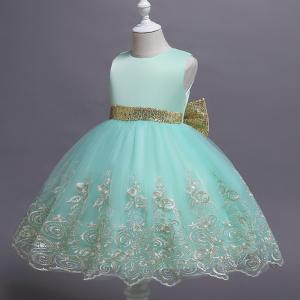 Red Lace Party Children'S Dress Clothing