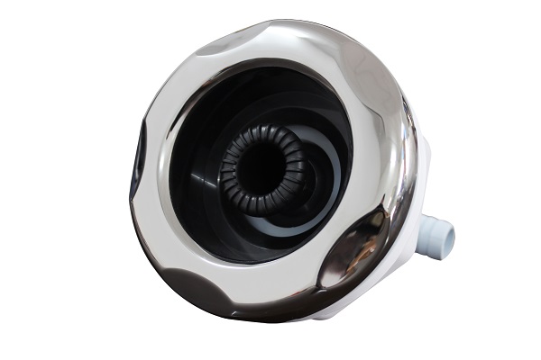5" Directional LED Spa Jet Flower Whirlpool Bathtub Jet With Stainless Steel Cover