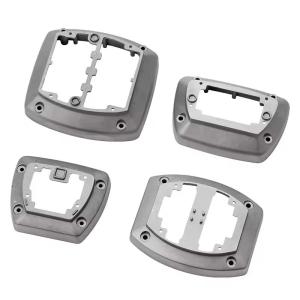 OEM Aluminum Extrusion Accessories Silver Zinc High Pressure Die Casting Parts