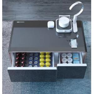 Customized Modern Metal Glass TV Console Cabinet Office Table with Wireless