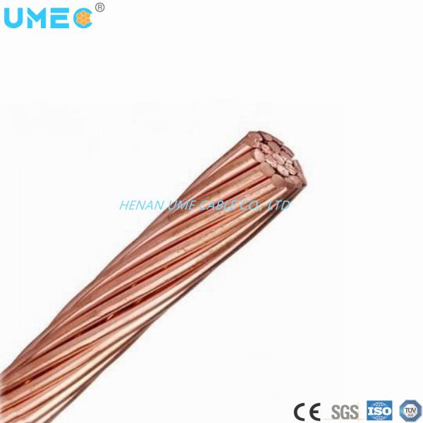 Buy Overhead Bare Copper Conductor Grounding Electrical Lines without Insulation or Sheathing at wholesale prices
