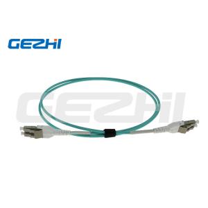 Quality Telecom/Data Center LC OM3 MPO Fiber Optic Patch Cord with PVC/LSZH Jacket for sale