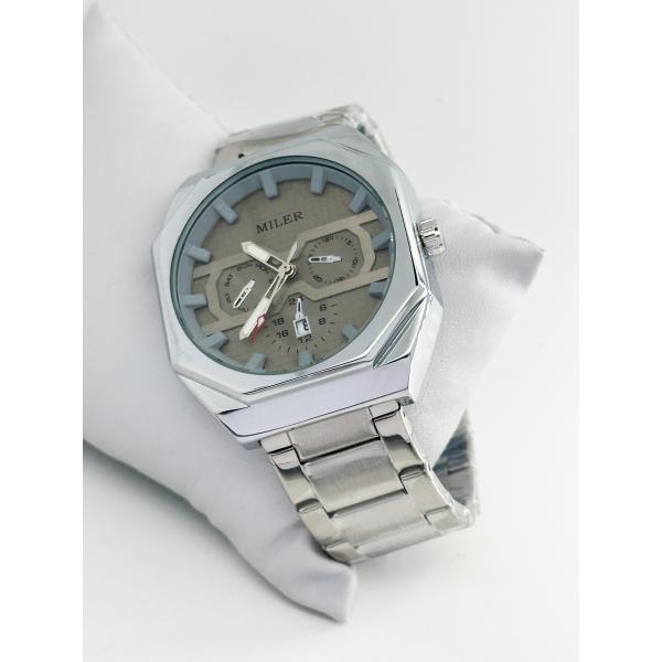 OEM Sports And Business Style Mens Stainless Steel Band Quartz Watch With Analog And Digital Display