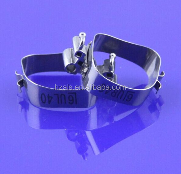 Slot 0.022 0.018 Teeth Molar Band Ortho Preweld With Buccal Tubes And Lingual Cleat