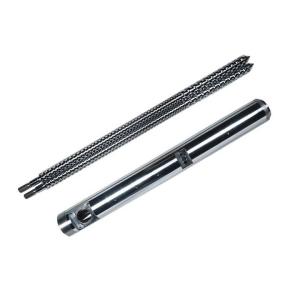 35mm Parallel Twin Screw And Barrel 38CrMoAIA Integral Barrel Type Straightness