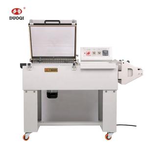 Quality Electric Driven DUOQI FM5540 2 in 1 Shrinksealer for Pet Bottle Carton Box Books Gown for sale