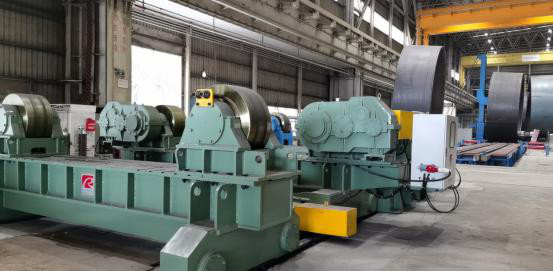 Buy 700t Steel Wheel Heavy Duty Welding Turning Rolls at wholesale prices