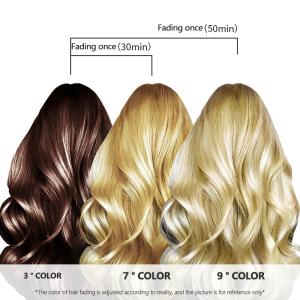 400g Permanent Hair Bleaching Cream for Salon Professional, Mild Formula, Fine